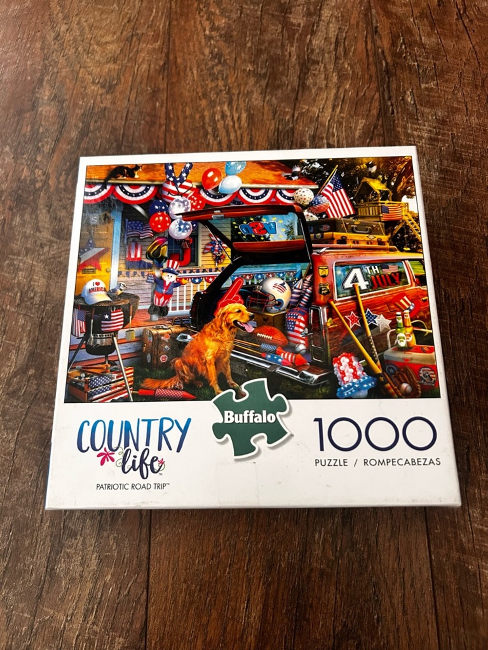 Patriotic road trip puzzle